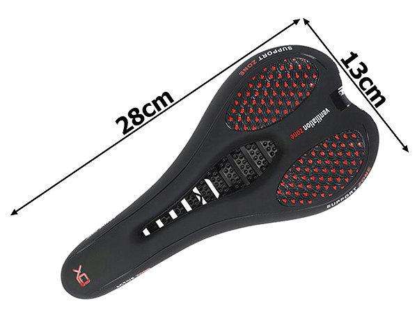 Nyereg Verk 14507 zselés sport kerékpár nyereg, fekete-kék ...