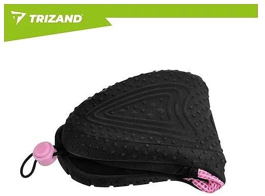Water shoes Trizand 27439 Water shoes non-slip 5 mm, size 38, black and pink.