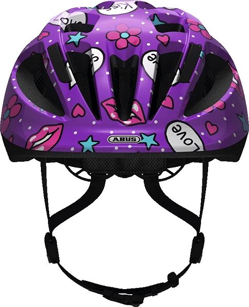 Kerékpáros sisak ABUS Smooty 2.0 purple kisses S Képernyő