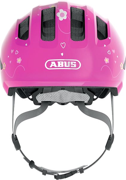 Kerékpáros sisak ABUS Smiley 3.0 pink butterfly S ...