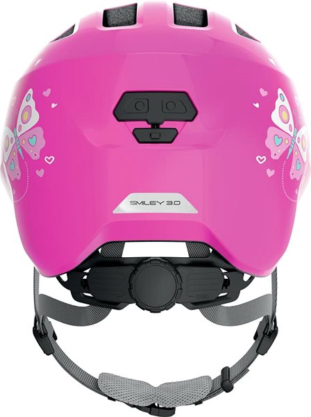 Kerékpáros sisak ABUS Smiley 3.0 pink butterfly S ...