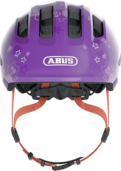 Kerékpáros sisak ABUS Smiley 3.0 Purple Star S ...