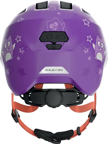 Kerékpáros sisak ABUS Smiley 3.0 Purple Star S ...