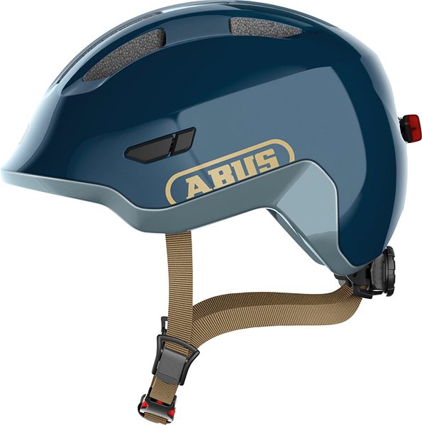 Kerékpáros sisak ABUS Smiley 3.0 ACE LED Royal Blue S ...