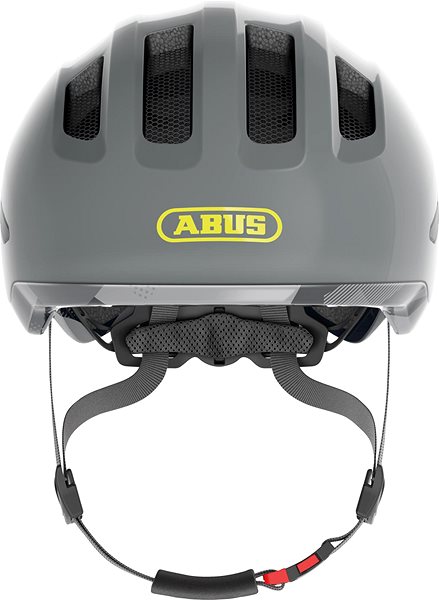 Kerékpáros sisak ABUS Smiley 3.0 ACE LED Shiny Grey S ...