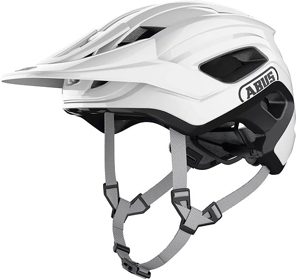 Kerékpáros sisak Abus Cliffhanger alpine white L ...
