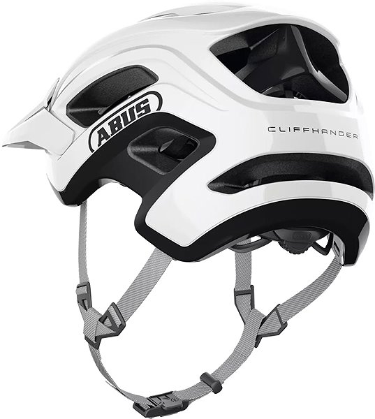 Kerékpáros sisak Abus Cliffhanger alpine white L ...