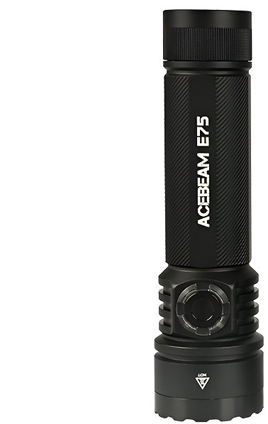 Flashlight AceBeam LED flashlight E75, 4500 lm, black ...