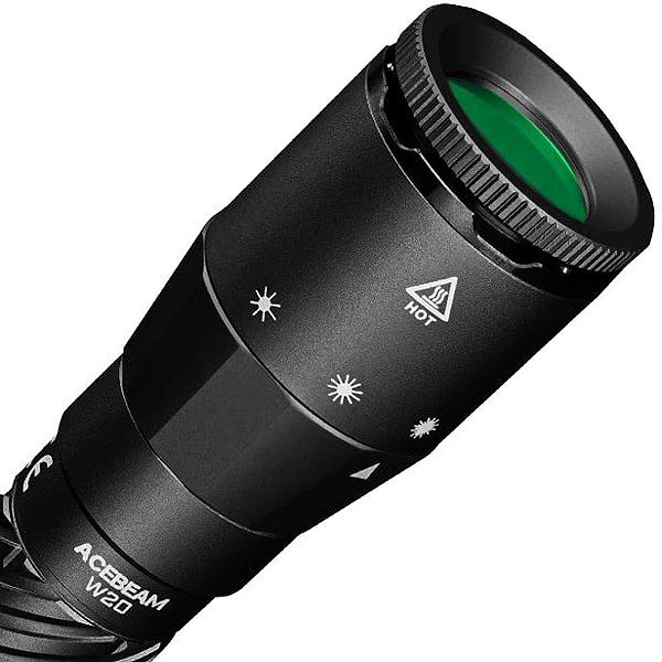 Flashlight AceBeam W20 LEP Flashlight with Wide Angle Spill ...