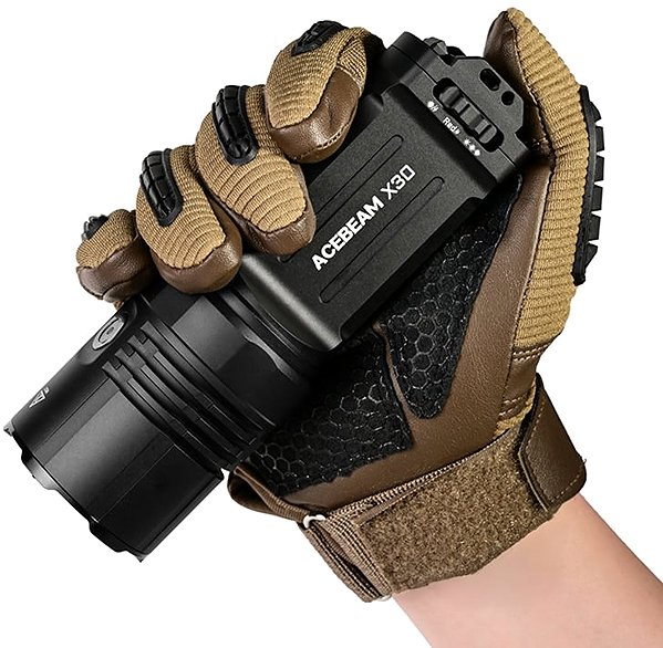 Flashlight AceBeam X30 Dual-Source Searching Flashlight with Three Modes ...