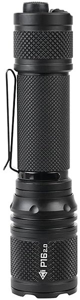 Flashlight AceBeam P16 2.0 Dual Tail Switch Tactical Flashlight with Three Modes ...