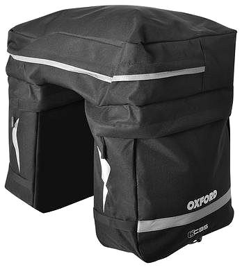 Kerékpáros táska OXFORD C35 TRIPLE PANNIER Oldaltáska csomagtartó táskával, (35 l űrtartalom) Oldalnézet