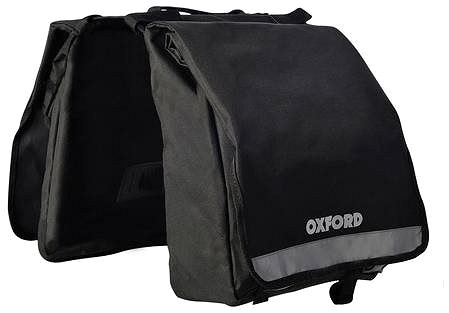 Taška na bicykel OXFORD bočné tašky C20 DOUBLE PANNIER prevlečné, (objem 20 l) Bočný pohľad