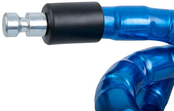 Motorcycle lock OXFORD BARRIER lock, (blue, reinforced, length 1.4 m) .