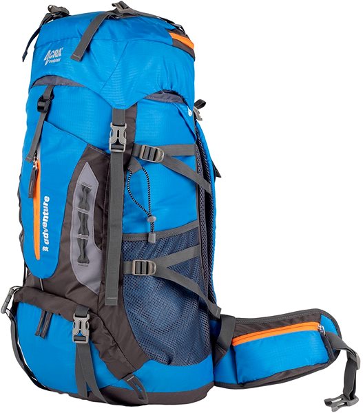 Turistický batoh Acra Adventure modrý 60 l ...