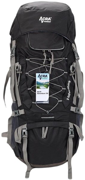 Turistický batoh Acra Adventure čierny 75 l ...
