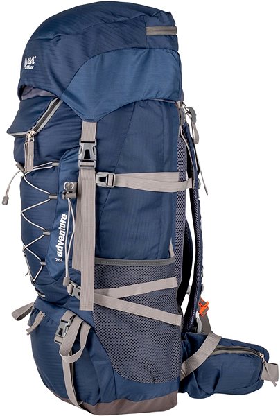 Turistický batoh Acra Adventure modrý 75 l ...