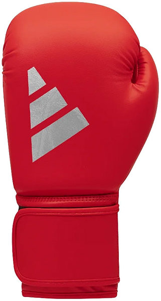 Adidas Boxing Gloves Speed 50 Boxing Gloves - Red / Silver - 10 oz .