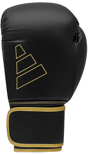 Adidas Boxing Gloves Hybrid 80 Boxing Gloves – Black / Gold – 12 oz.