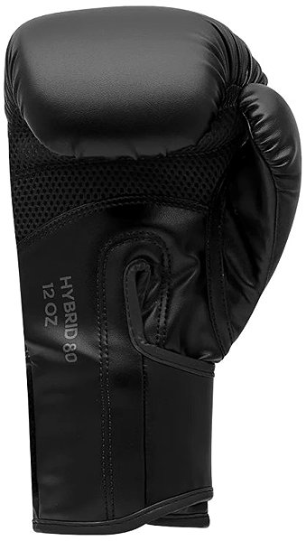 Boxing Gloves Adidas Boxing Gloves Hybrid 80 - Black - 16 oz .
