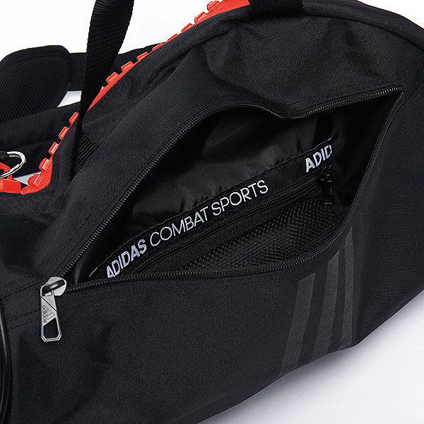 Sporttáska ADIDAS 2in1 Bag Polyester Combat Sports M, black/red ...