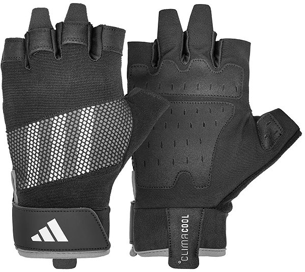 Rukavice na cvičenie ADIDAS Performance Training Gloves Grey L ...