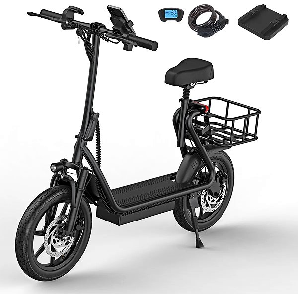 Electric scooter AERIUM Aovo Pro Comfort black .
