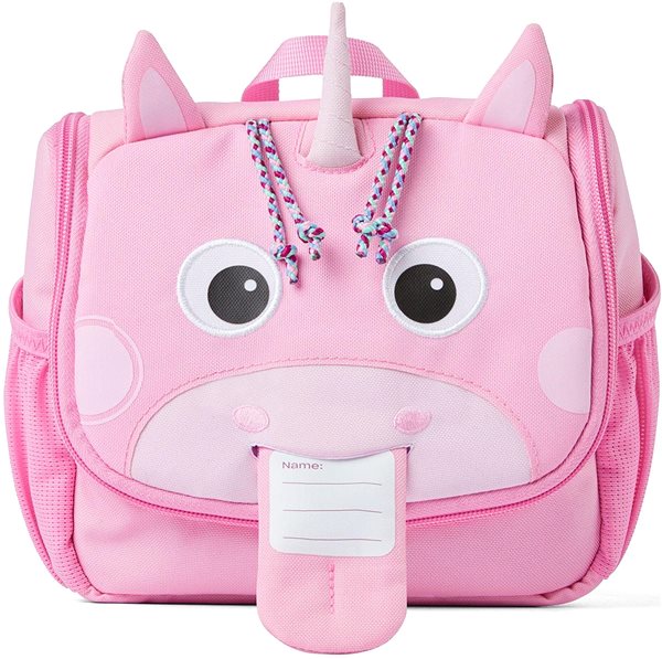 Cosmetic bag Affenzahn Kids Toiletry Bag, Ursula Unicorn, pink .