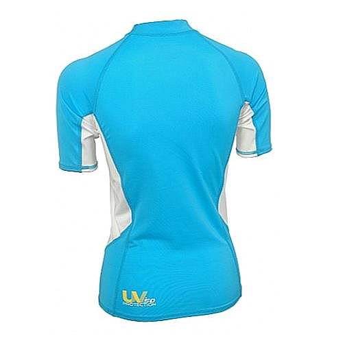 Lycra clothing Aropec MYTH, short sleeves, turquoise, size 4 mm. XS .