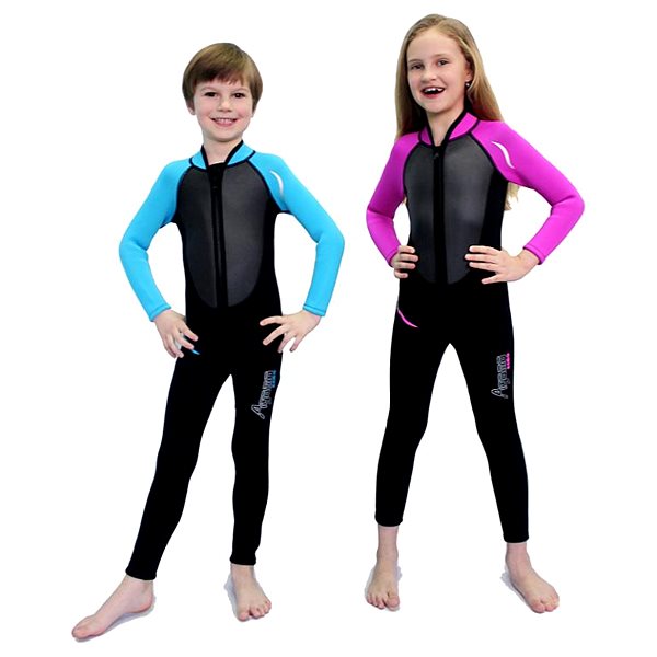 Neoprene suit Agama NEMO Superstretch, 3 mm, size 2/3 years, turquoise .