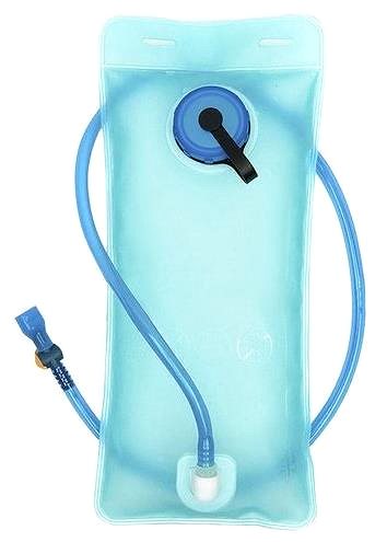Lightweight hiking backpack with 2 l water bag.