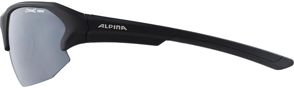 Cycling Glasses Alpina Nylos HR Black Lateral view