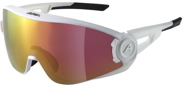 Cyklistické okuliare Alpina 5W1NG Q+VM white matt Bočný pohľad
