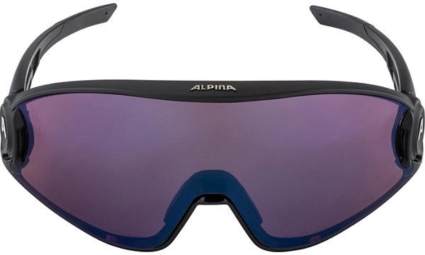 Cycling Glasses Alpina 5W1NG Q+CM, Matte Black Screen