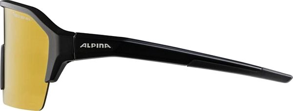 Kerékpáros szemüveg Alpina RAM HR HVLM+ black matt Oldalnézet
