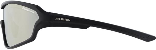 Cyklistické okuliare Alpina LYRON SHIELD P black matt Bočný pohľad