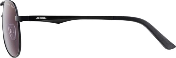 Cyklistické okuliare Alpina A 107 black matt Bočný pohľad