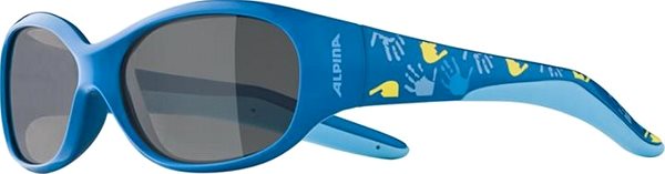 Cycling Glasses Alpina FLEXXY KIDS, Blue Lateral view