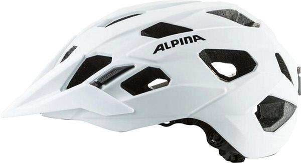 Prilba na bicykel Alpina Anzana White Matt 52 – 57 cm Bočný pohľad