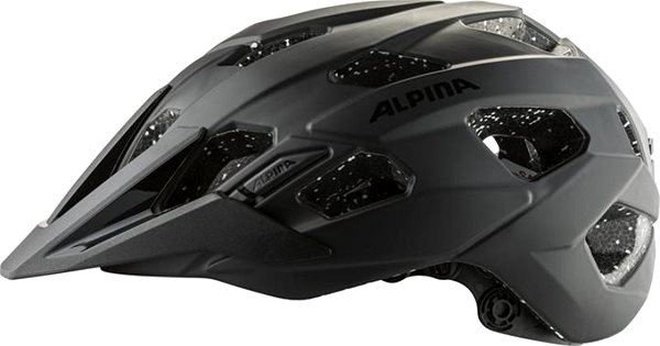 Helma na kolo Alpina Anzana Tocsen Black Matt 52 - 57 cm  Boční pohled