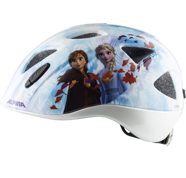 Prilba na bicykel Alpina Ximo Disney Frozen II Gloss 45 – 49 cm Bočný pohľad