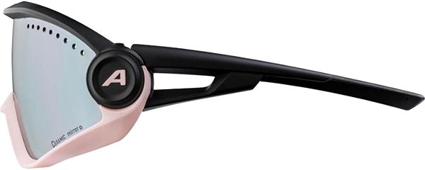 Cyklistické okuliare 5W1NG light-rose black matt Bočný pohľad