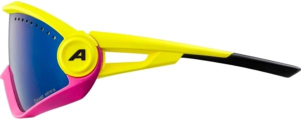 Kerékpáros szemüveg 5W1NG pineapple-magenta matt Oldalnézet