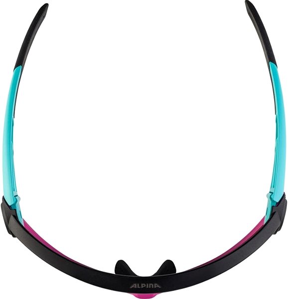 Kerékpáros szemüveg 5W1NG blue-magenta-black matt Képernyő