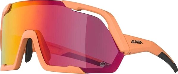 Kerékpáros szemüveg ROCKET Q-LITE peach matt Oldalnézet