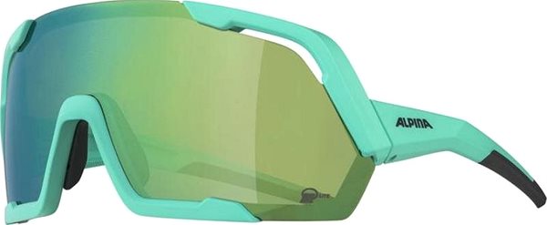 Cyklistické okuliare ROCKET Q-LITE turquoise matt Bočný pohľad