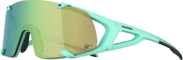 Cyklistické okuliare HAWKEYE S Q-LITE turquoise matt Bočný pohľad