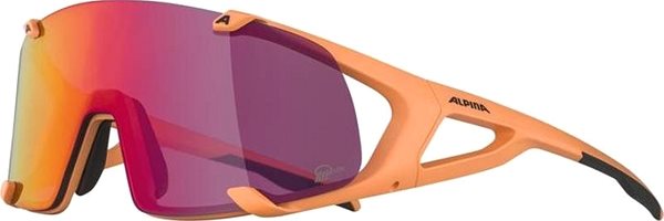 Kerékpáros szemüveg HAWKEYE S Q-LITE peach matt Oldalnézet