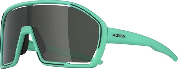 Kerékpáros szemüveg ALPINA BONFIRE turquoise matt Oldalnézet