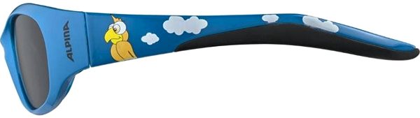 Kerékpáros szemüveg ALPINA FLEXXY KIDS blue pirate gloss Oldalnézet